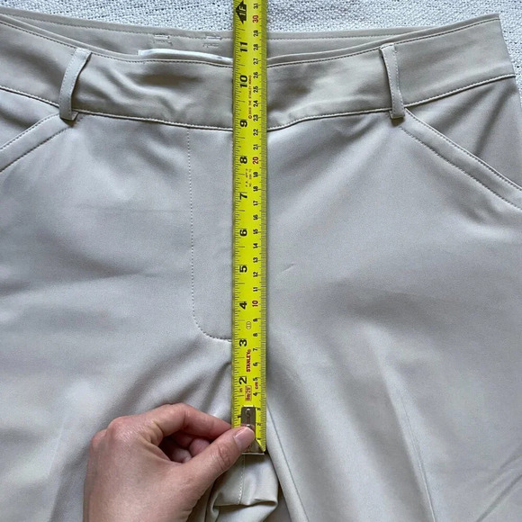 Nike Beige Fit Dry Straight Leg Golf Pants 31”  Size 10/M - Picture 11 of 12